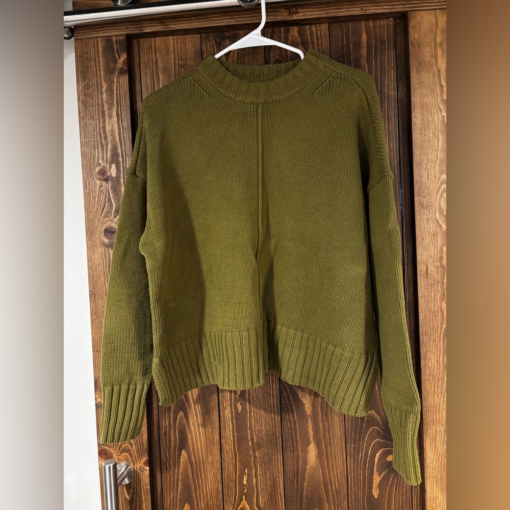 A New Day Cropped Boxy Sweater Large